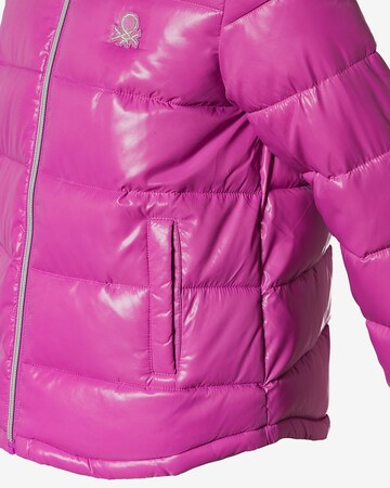 UNITED COLORS OF BENETTON Winter Jacket in Pink