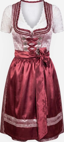 Trachtl Dirndl in Rot: Vorderseite