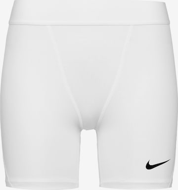 Skinny Pantaloncini intimi sportivi di NIKE in bianco: frontale