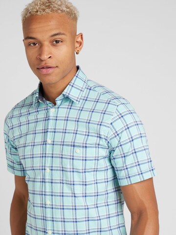 s.Oliver Regular fit Button Up Shirt in Blue