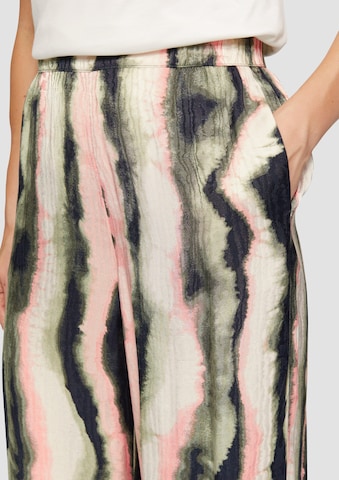 s.Oliver BLACK LABEL Wide leg Broek in Blauw
