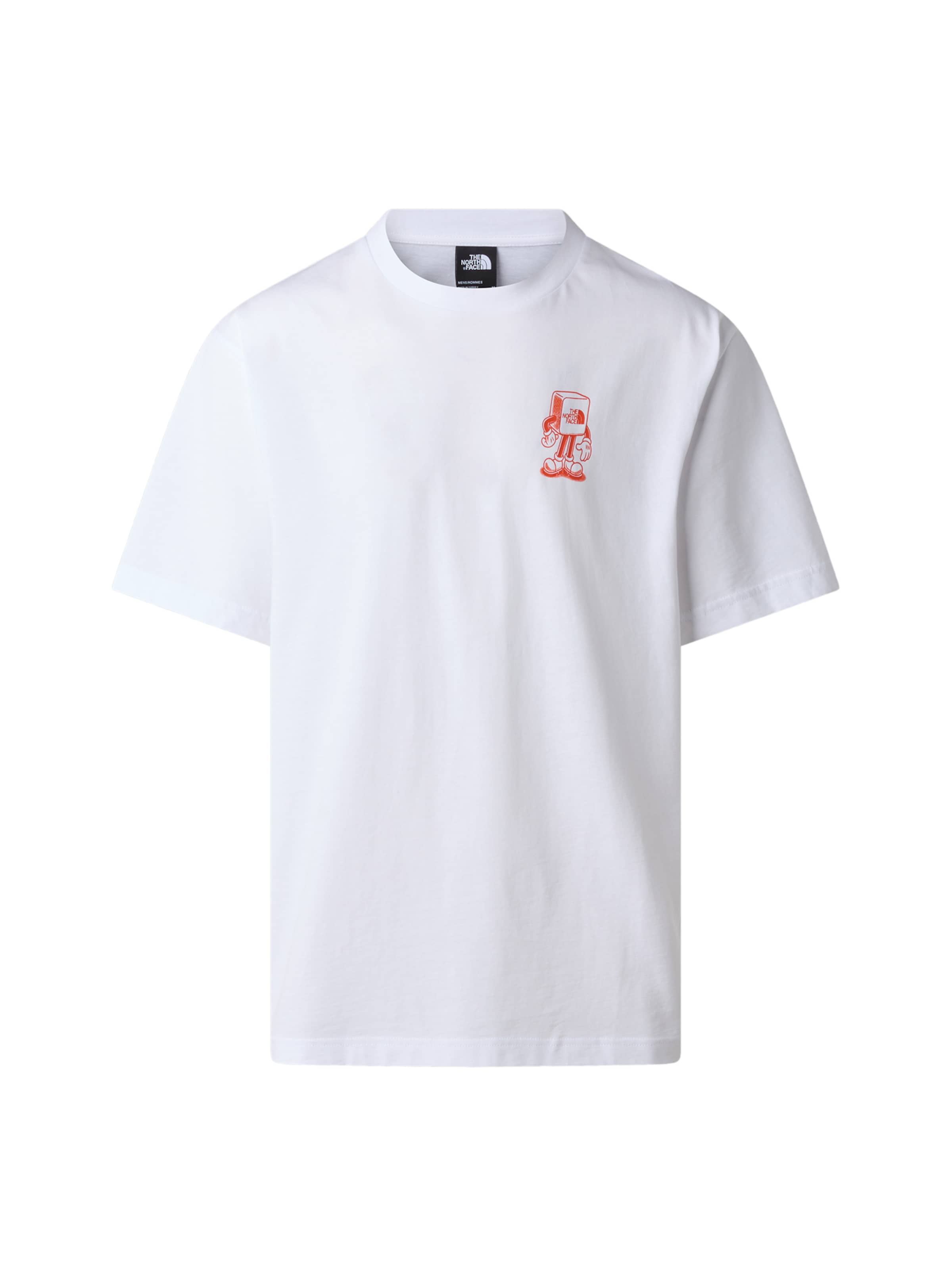 THE NORTH FACE Тениска 'Weekend Rockin' в бяло: отпред