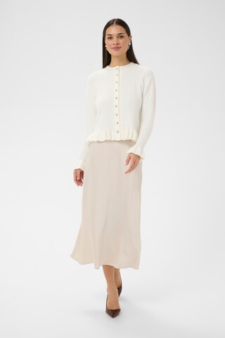 Kaffe Gebreid vest 'KAemma' in Wit