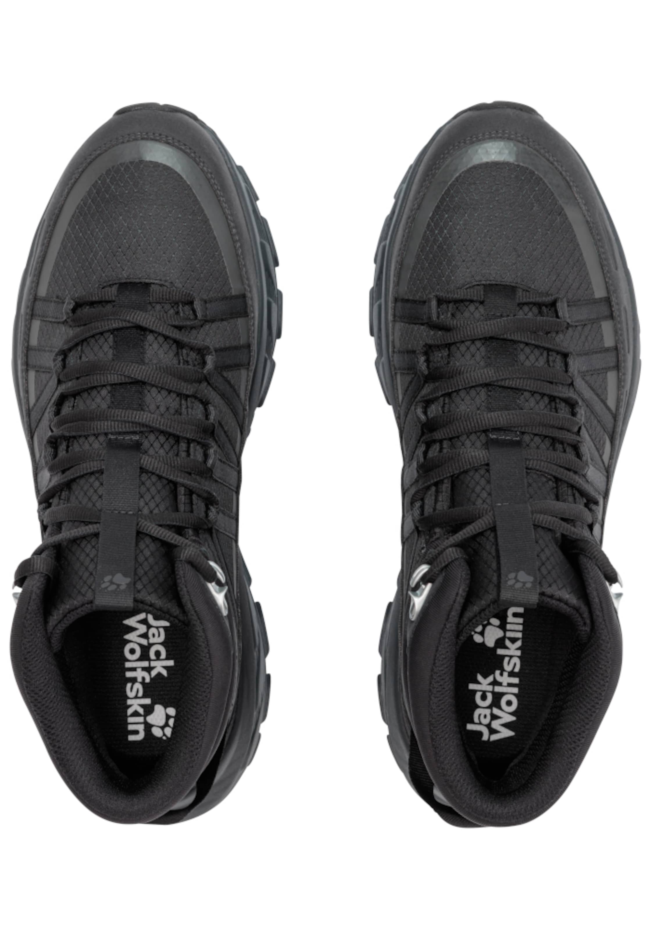 JACK WOLFSKIN Boots 'Wild Hike' in Black