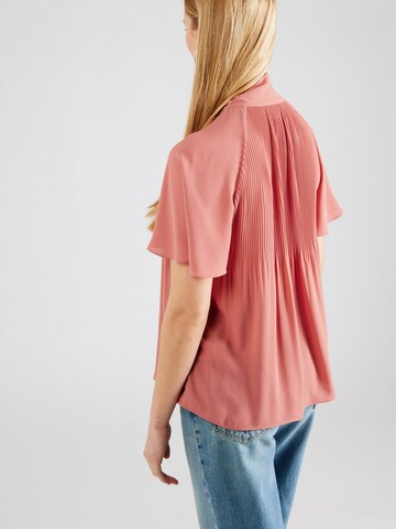 Lauren Ralph Lauren - Blusa 'DRAPEY POLY' em rosa