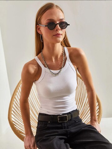 Top di Bianco Lucci in bianco: frontale