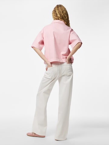 Bluză 'PCSKY' de la PIECES pe roz