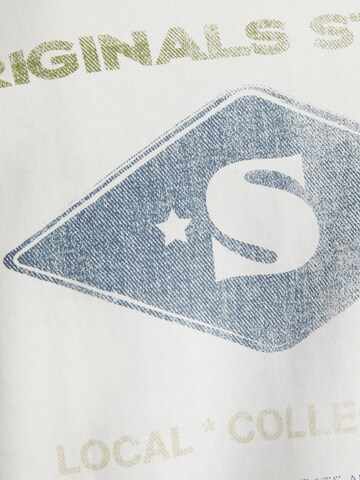 Sweat-shirt JACK & JONES en blanc