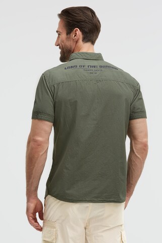 CAMP DAVID Regular fit Button Up Shirt in Green