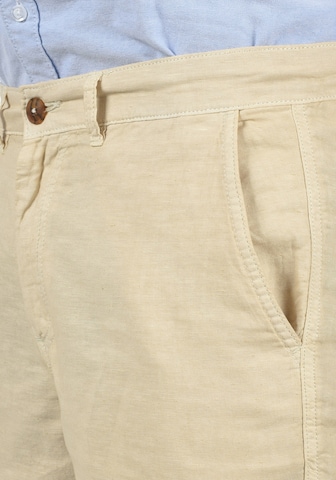 !Solid Regular Broek 'Loras' in Beige