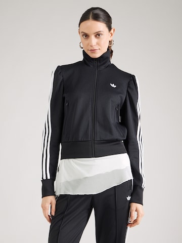 ADIDAS ORIGINALS Кофта на молнии в Черный: спереди