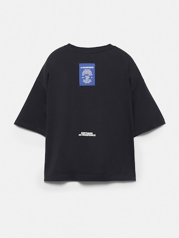 Pull&Bear T-Shirt in Blau