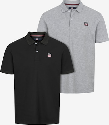 VINSON Regular Fit Paita 'Mike' värissä harmaa: etupuoli