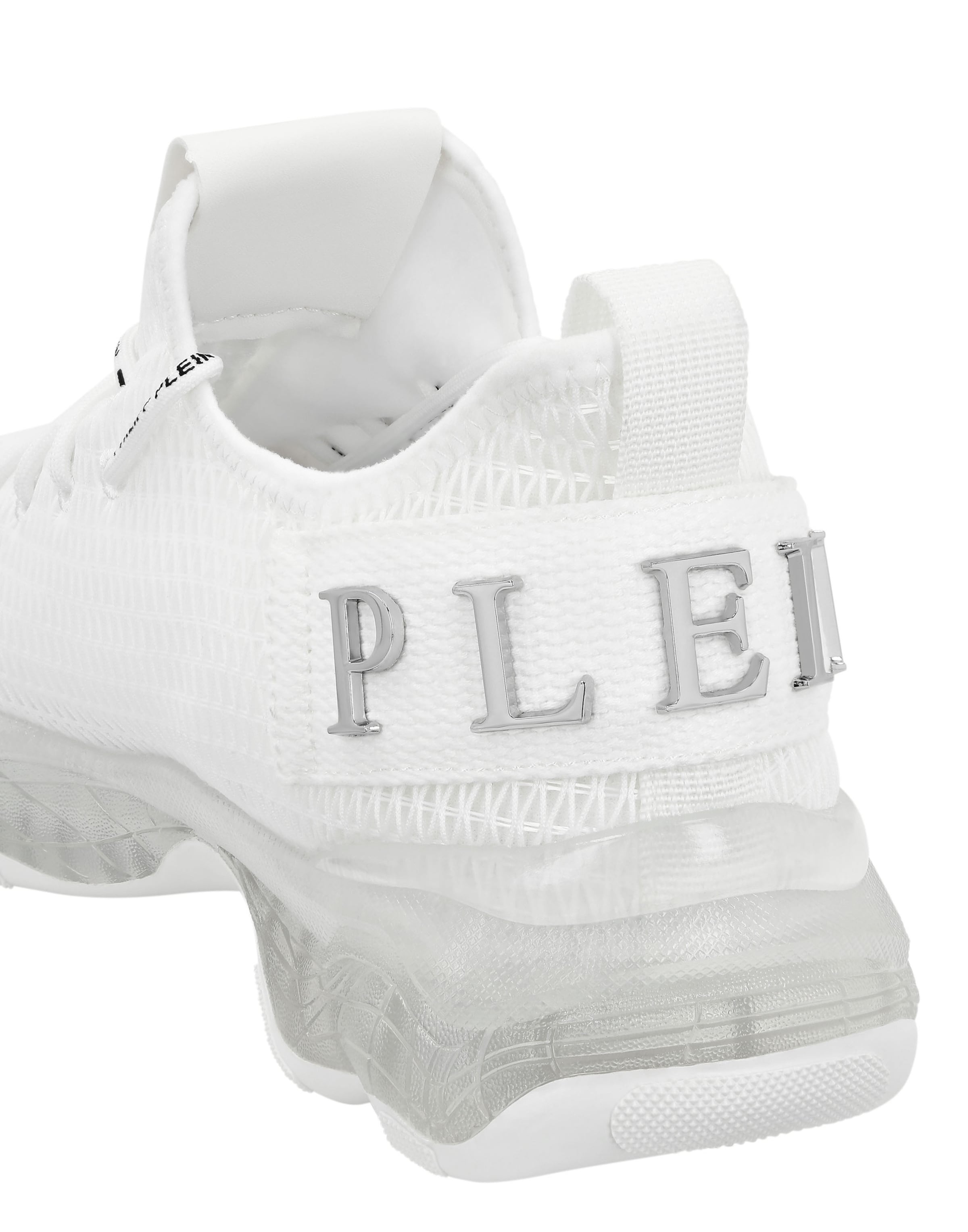 Philipp Plein - Sapatilhas baixas 'Hyper Shock' em branco