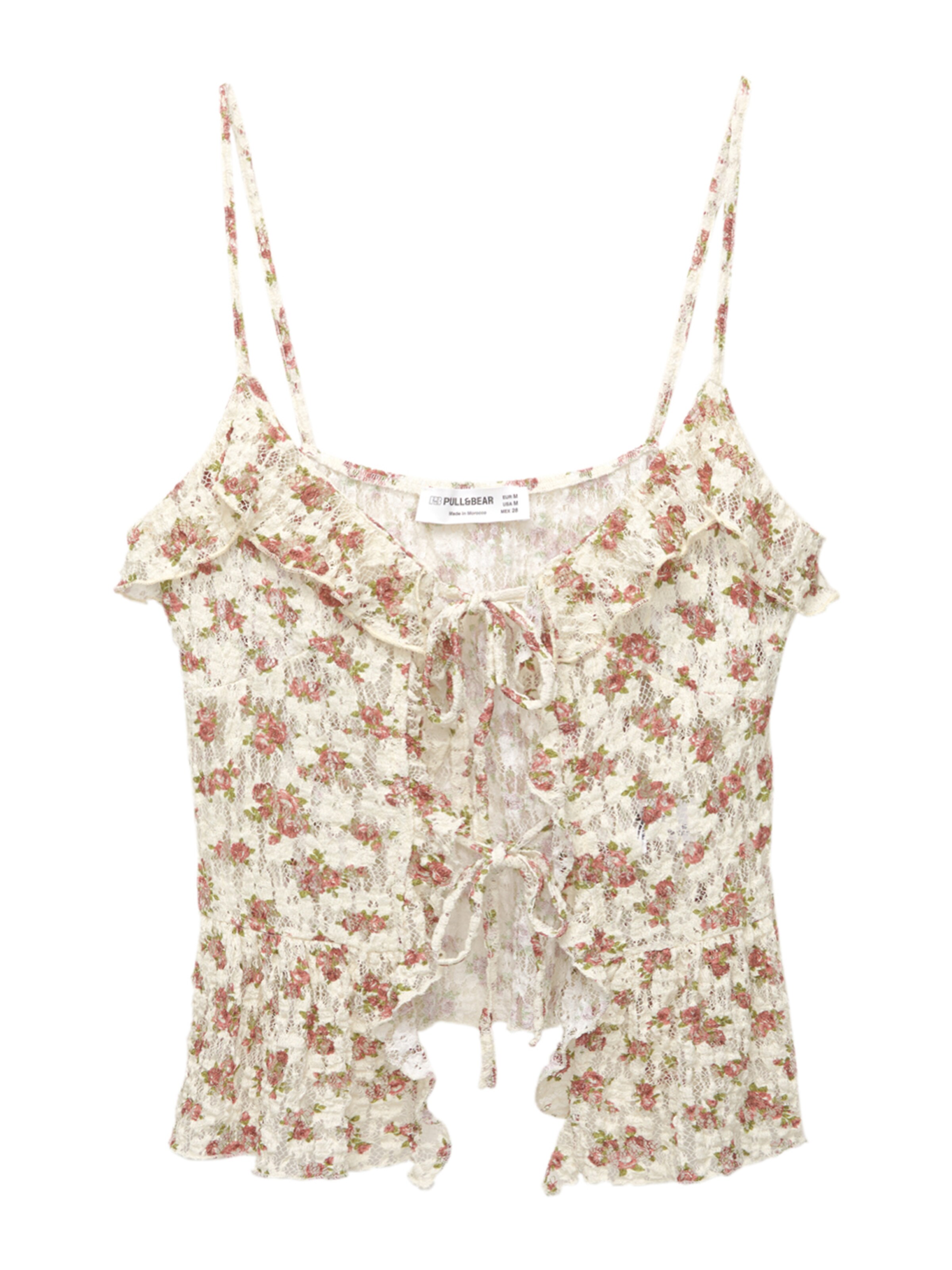 Top di Pull&Bear in beige: frontale
