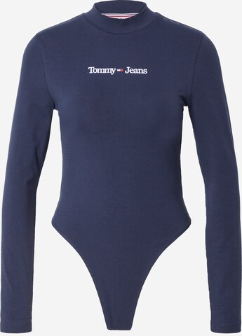 Tommy Jeans Shirt Bodysuit in Blue: front