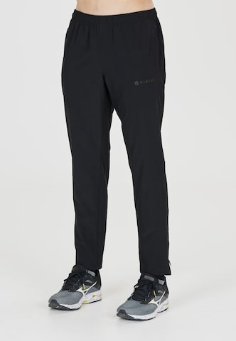 Virtus Regular Workout Pants in Black: front