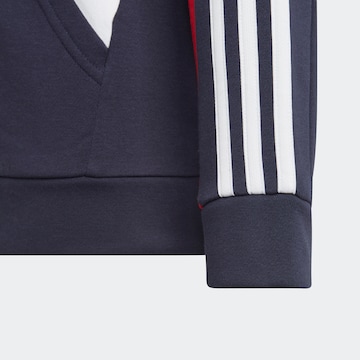 ADIDAS SPORTSWEAR Αθλητική μπλούζα φούτερ 'Colorblock 3-Stripes' σε μπλε