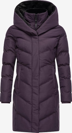 Ragwear Pitkä talvitakki 'Natalka' koossa XS värissä karhunvatukka, Tuotenäkymä