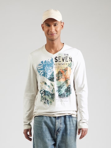 CAMP DAVID - Camiseta en gris: frente