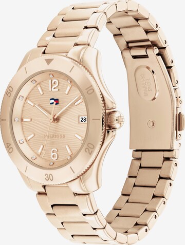 TOMMY HILFIGER Analoog horloge in Goud: voorkant