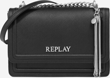 REPLAY Crossbody Bag in Black: front