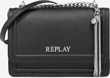 REPLAY Crossbody Bag in Black: front