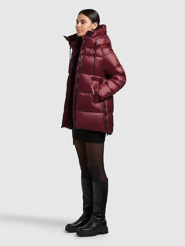 khujo Winter Jacket 'Cara' in Red