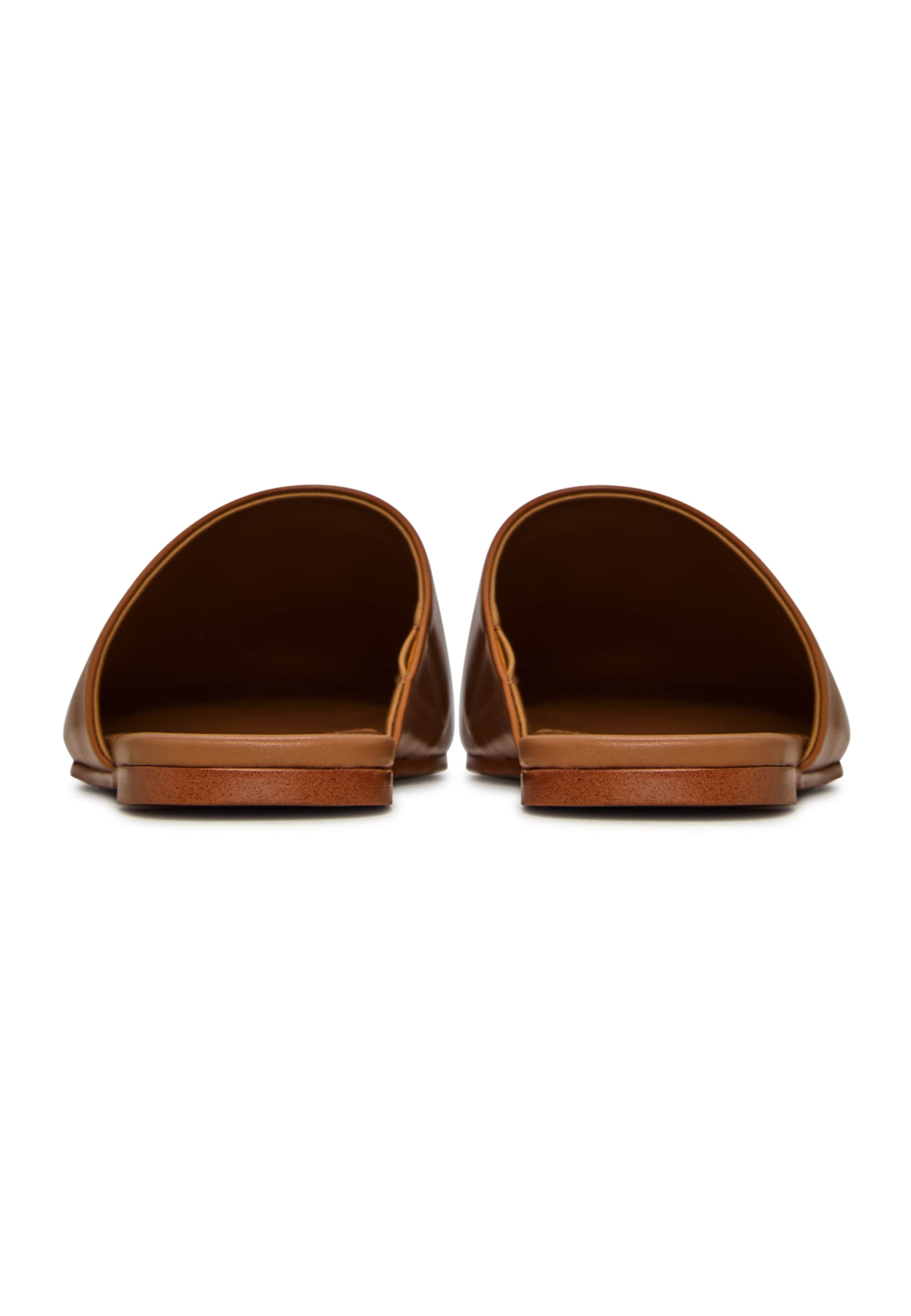 CESARE GASPARI Pantolette in Braun