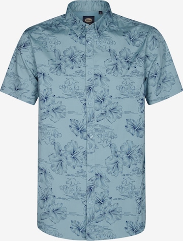 Petrol Industries Regular fit Πουκάμισο σε μπλε: μπροστά