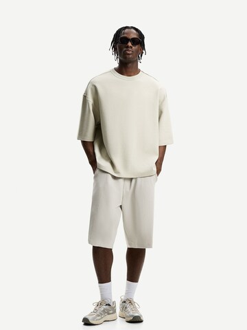 Loosefit Pantalon Bershka en gris