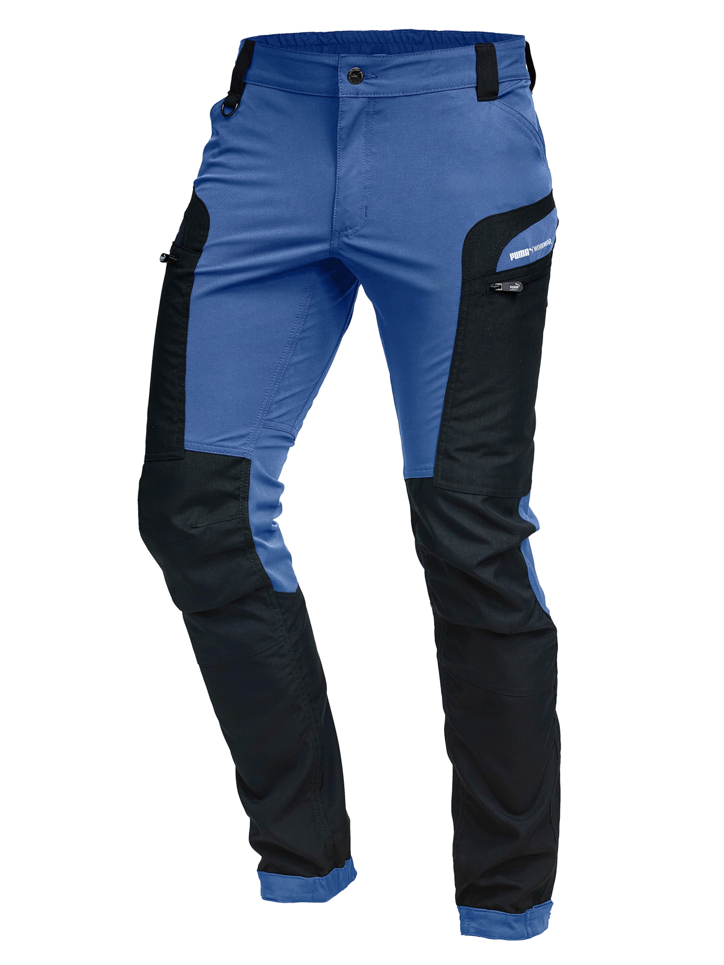 PUMA Workwear Regular Outdoor Pants 'ProOne Adventure' in Blue: front