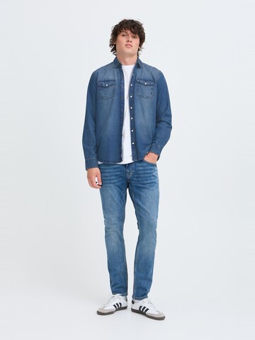 BLEND Regular fit Overhemd 'BHDARGO' in Blauw