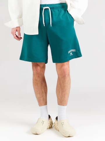 Champion Authentic Athletic Apparel Обычный Штаны в Зеленый: спереди