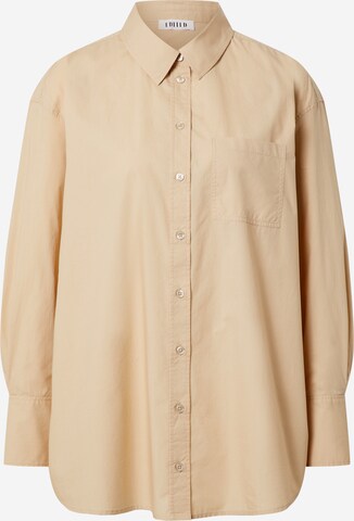 EDITED Blouse 'Gianna' in Beige: voorkant