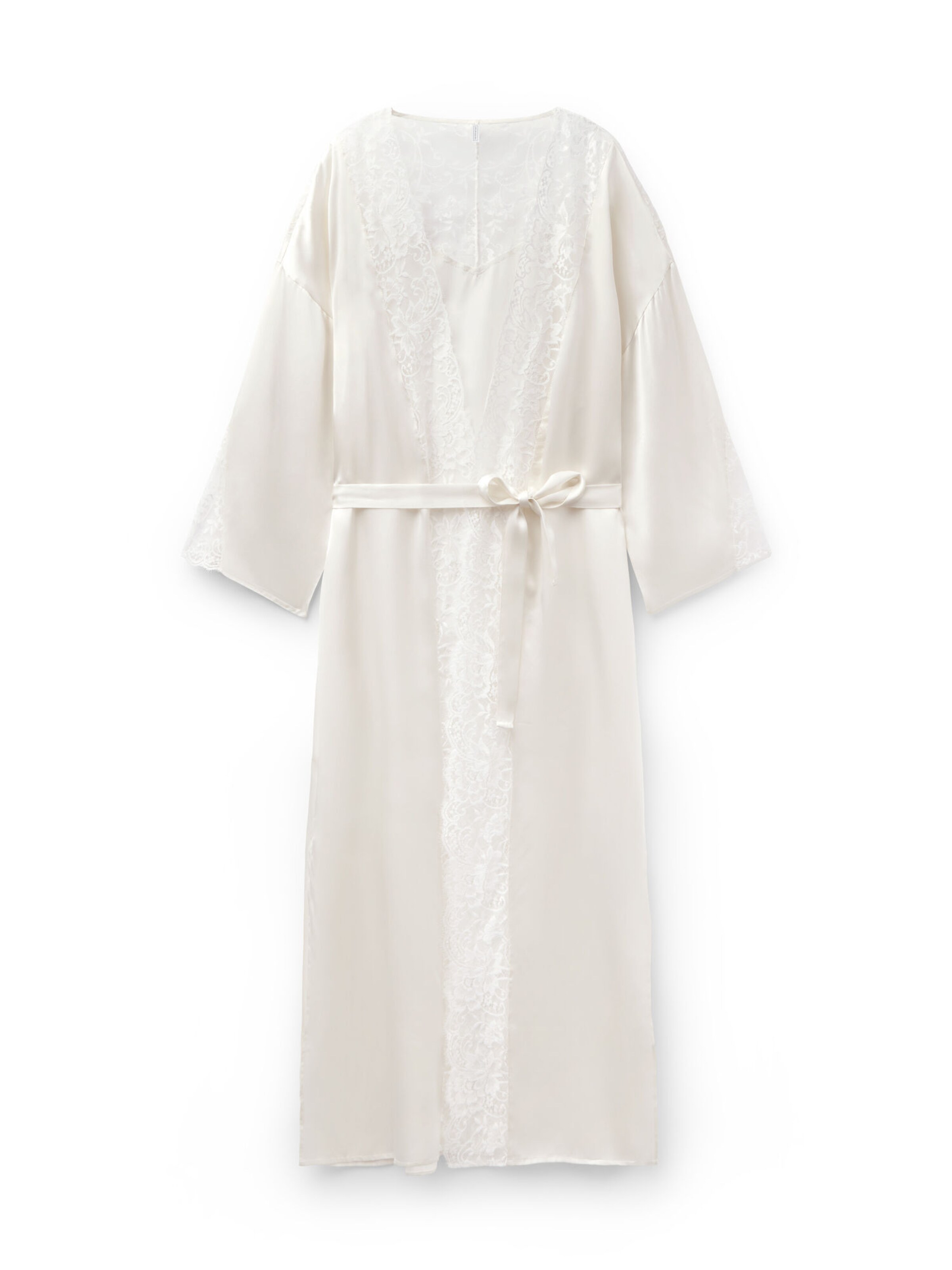 INTIMISSIMI Dressing Gown 'Ethereal Embrace' in White: front