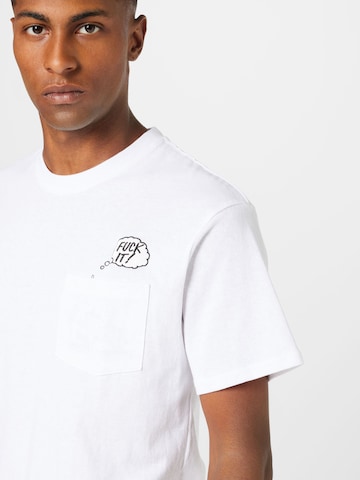 HUF Shirt 'IN THE POCKET' in White