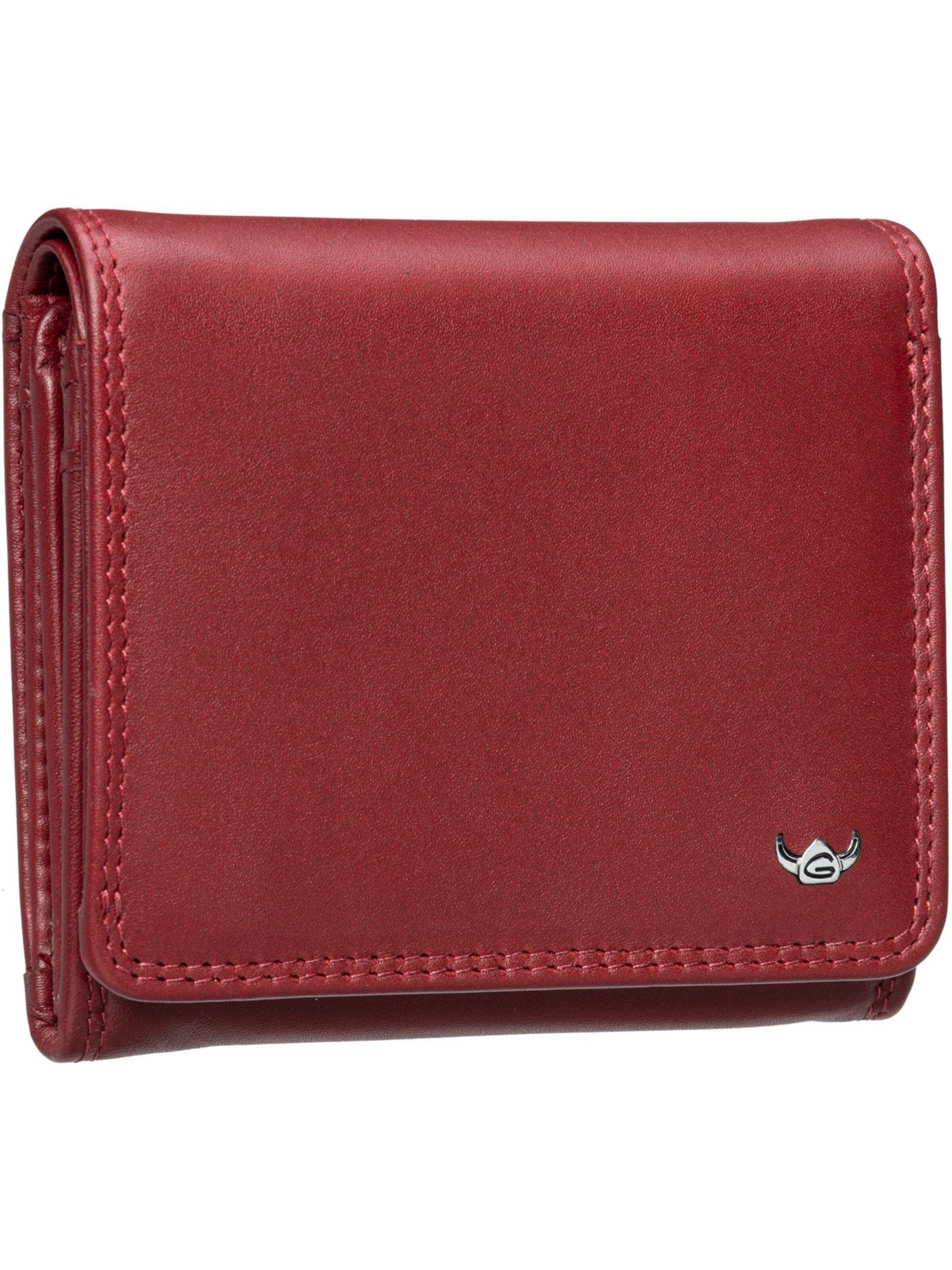 Portamonete 'Polo' di GOLDEN HEAD in rosso: frontale