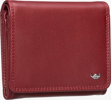 GOLDEN HEAD Wallet 'Polo' in Red: front