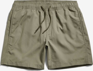 G-Star RAW Zwemshorts in Groen: voorkant