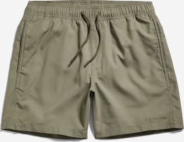 G-Star RAW Zwemshorts in Groen: voorkant