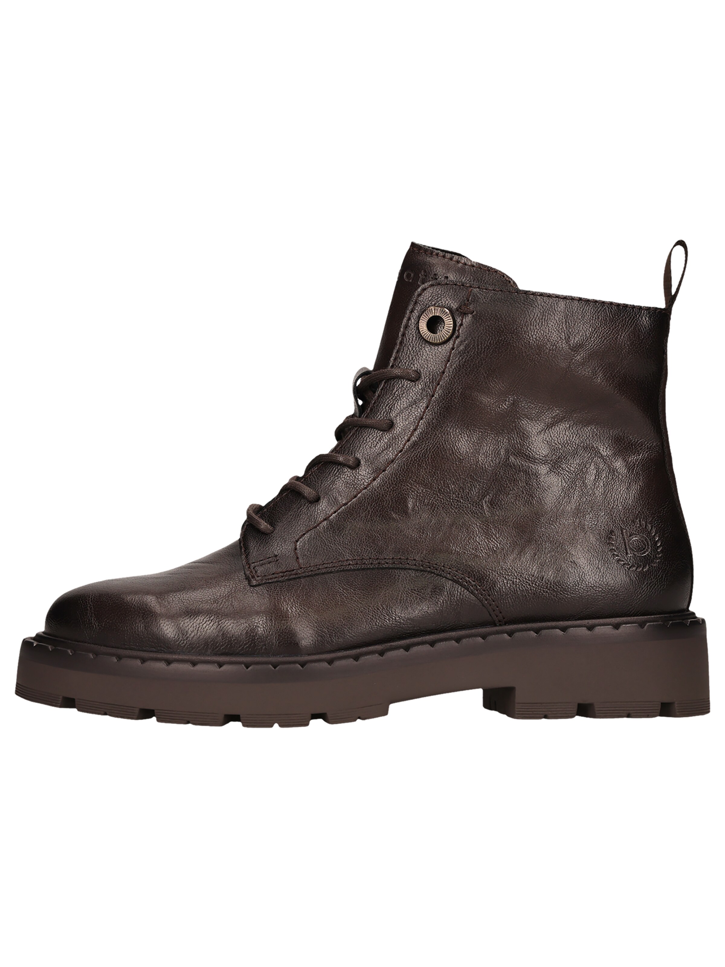bugatti Lace-Up Ankle Boots in Brown