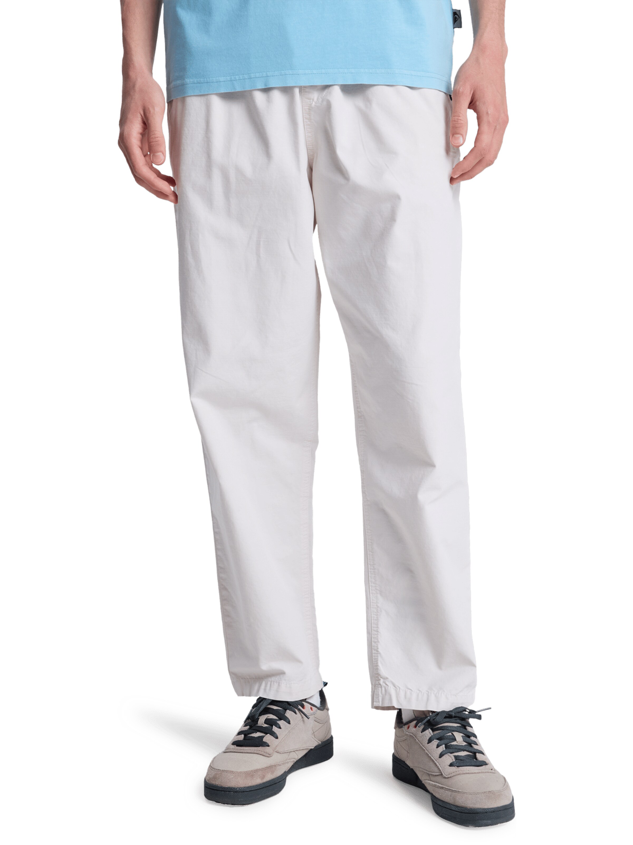 Loosefit Pantalon 'The Pipe Beach' QUIKSILVER en blanc : devant