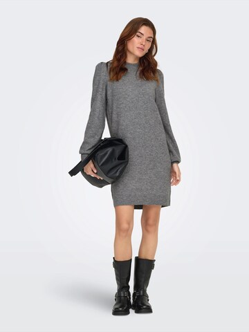 JDY Knitted dress in Grey: front