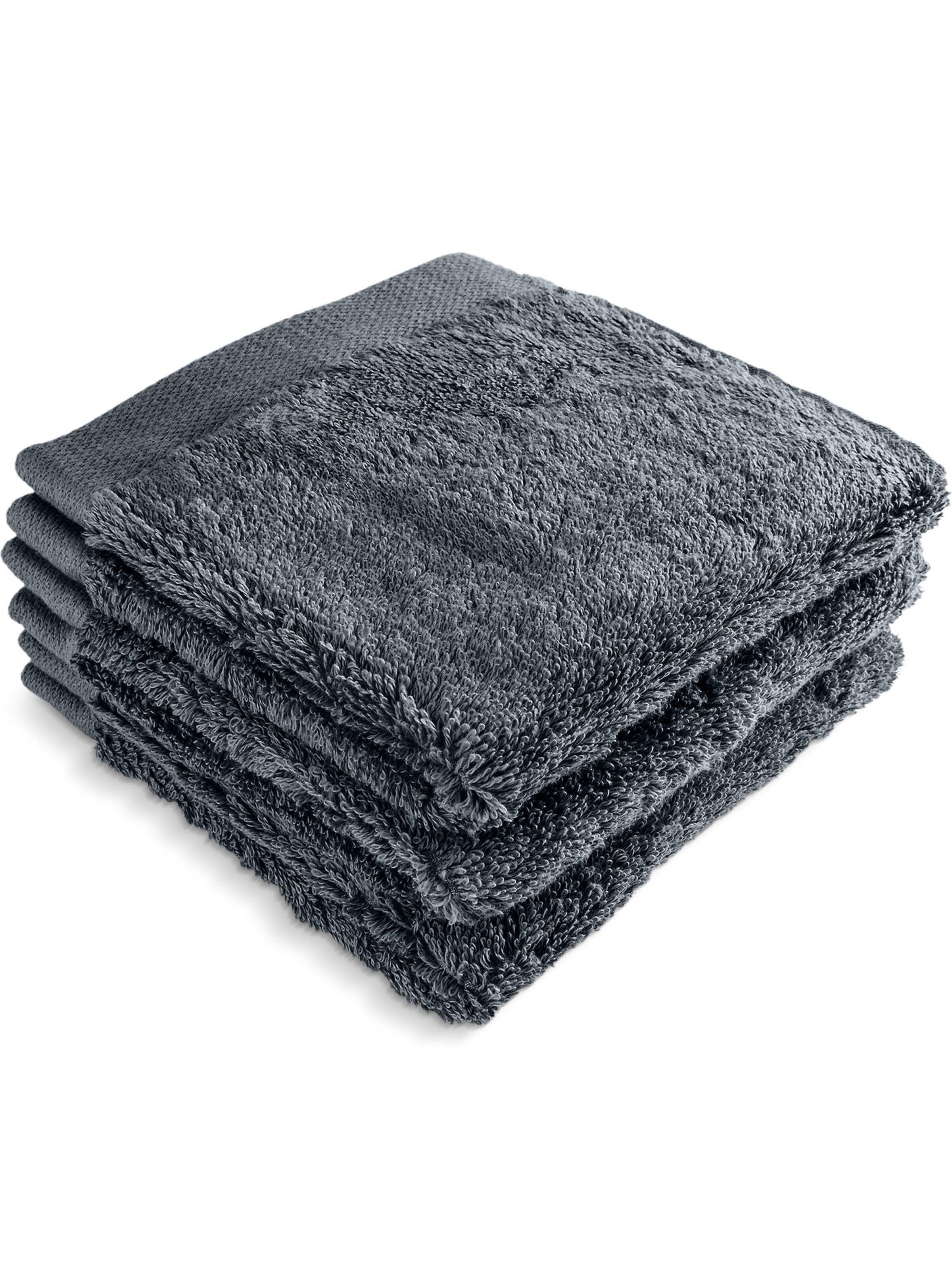 Gant de toilette Herzbach home en noir