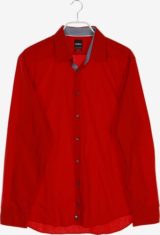 STRELLSON Button Up Shirt in L in Red: front