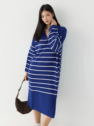 Robes en maille 'Strickkleider' My fashion en bleu : devant