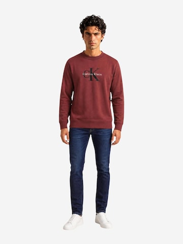 Sweat-shirt Calvin Klein Jeans en marron