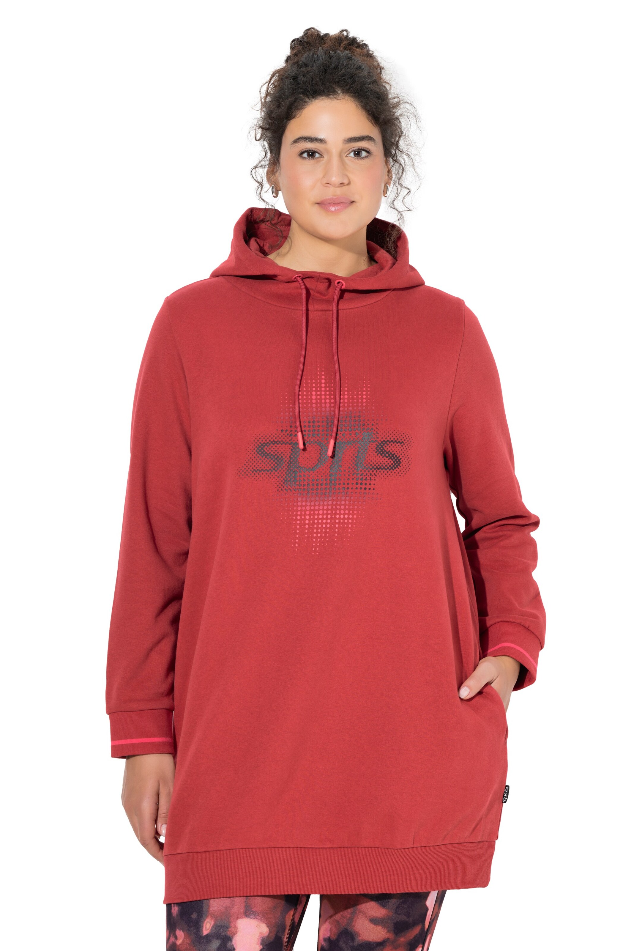 Ulla Popken Sweatshirt in Red: front