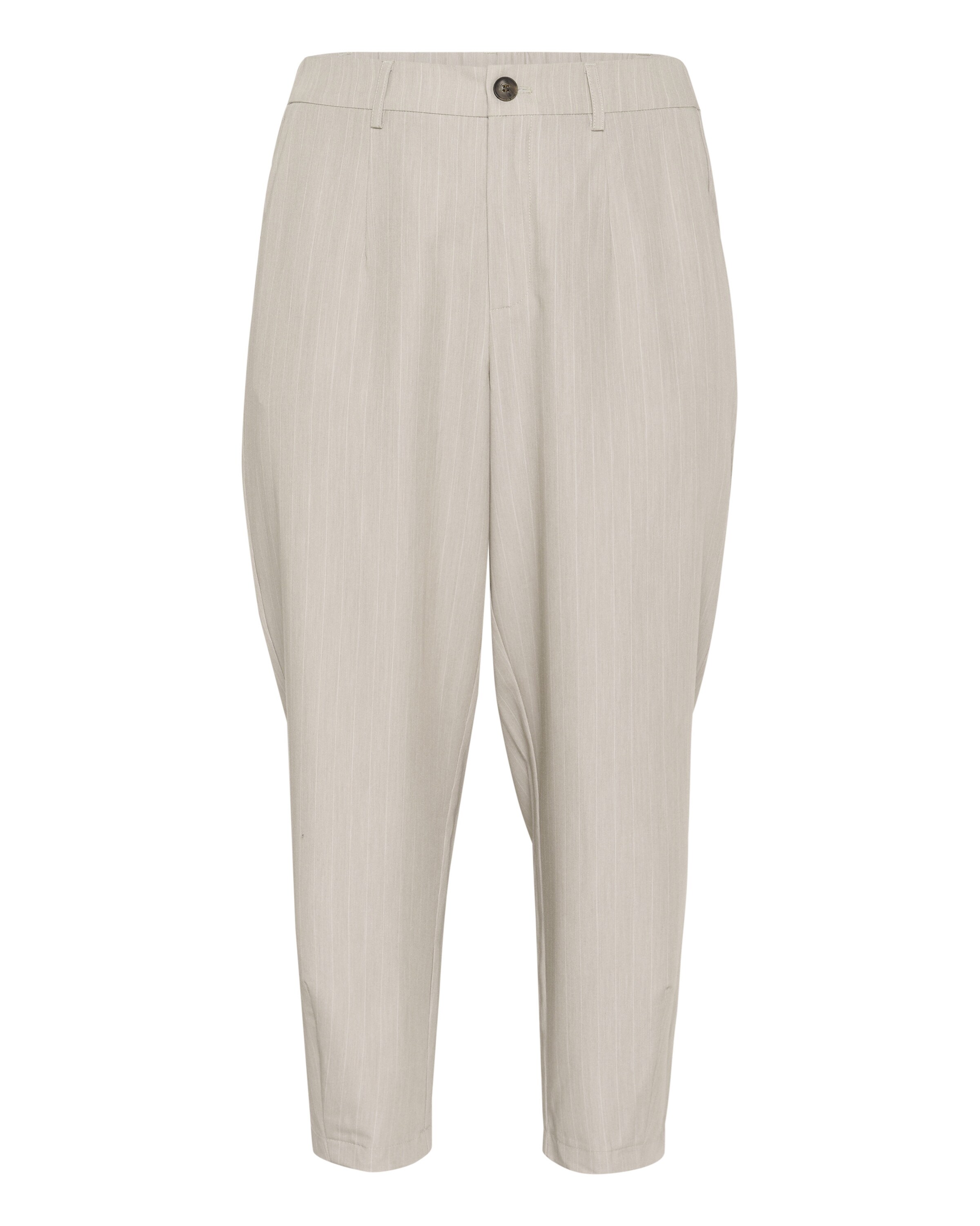 KAFFE CURVE Loosefit Hose  'Esta' in Beige: Vorderseite